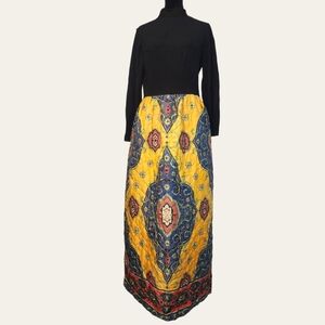 🌼70s Quilted Maxi